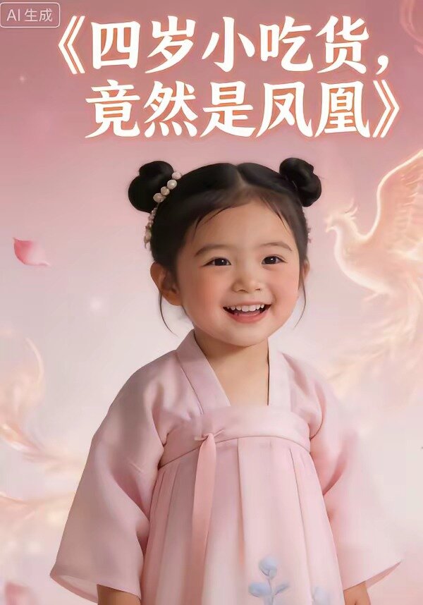 四岁小吃货,竟然是凤凰